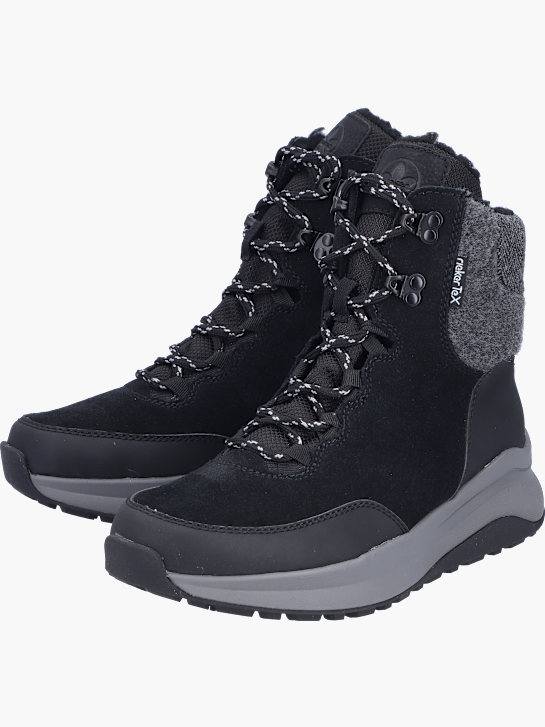 Rieker Damen Schnürstiefel Schwarz 142132 2