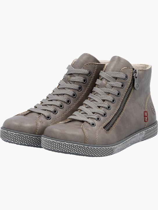 Rieker Damen Schnürstiefel Grau 142135 2