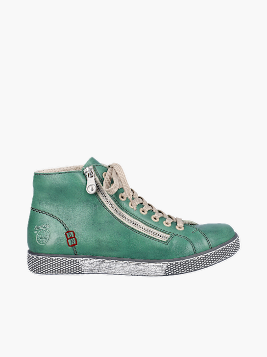 Rieker Damen Schnürstiefel Grün 136701 1
