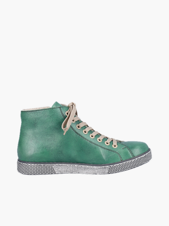 Rieker Damen Schnürstiefel Grün 136701 3