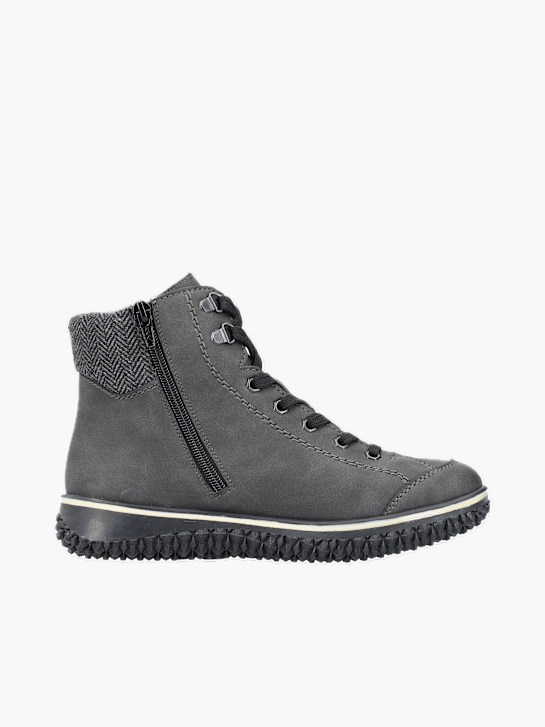 Rieker Damen Schnürstiefel Grau 136710 3