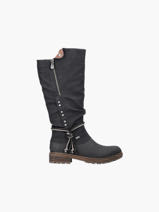 Rieker Damen Hochschaftstiefel Schwarz 136714 1