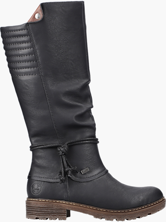 Rieker Damen Hochschaftstiefel Schwarz 142146 1