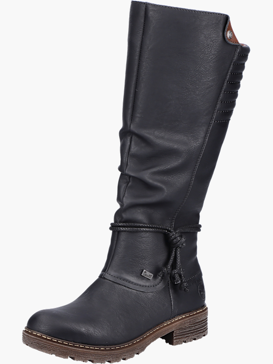 Rieker Damen Hochschaftstiefel Schwarz 142146 2