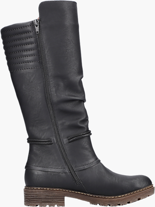 Rieker Damen Hochschaftstiefel Schwarz 142146 3