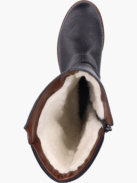 Rieker Damen Hochschaftstiefel Schwarz 142146 4