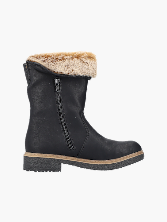 Rieker Damen Hochschaftstiefel Schwarz 136720 3