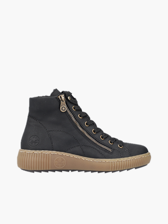 Rieker Damen Schnürstiefel Schwarz 136725 1