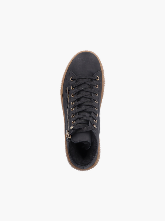 Rieker Damen Schnürstiefel Schwarz 136725 4