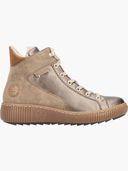 Rieker Damen Schnürstiefel Bronze 142151 1