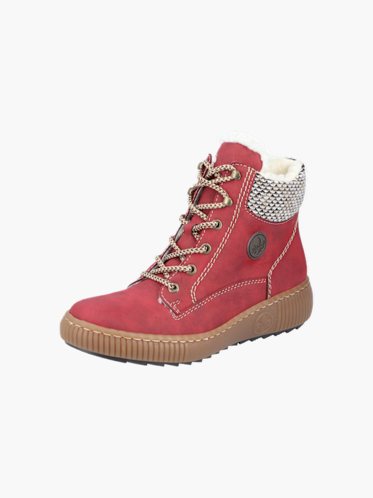 Rieker Damen Schnürstiefel Rot 136726 2