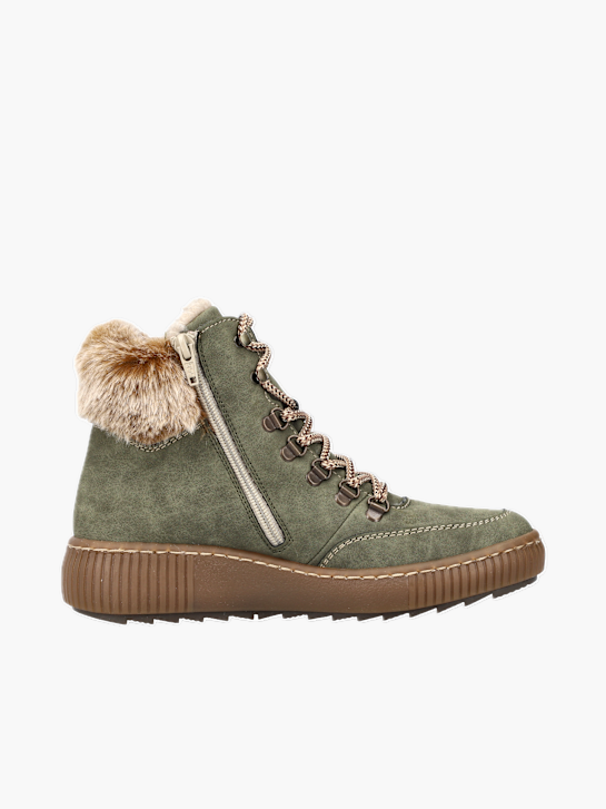 Rieker Damen Schnürstiefel Grün 136727 3