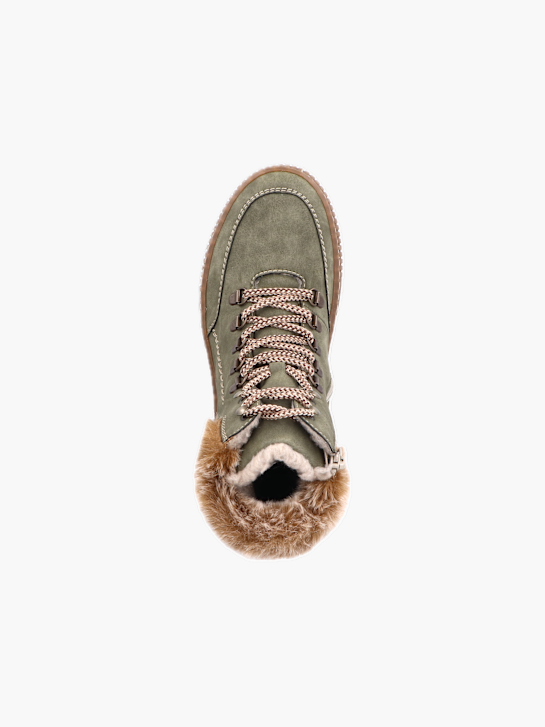 Rieker Damen Schnürstiefel Grün 136727 4