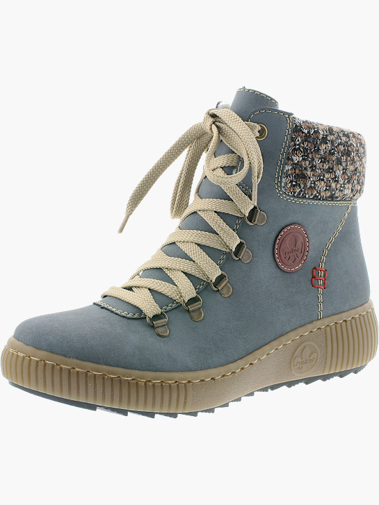 Rieker Damen Schnürstiefel Blau 142152 2
