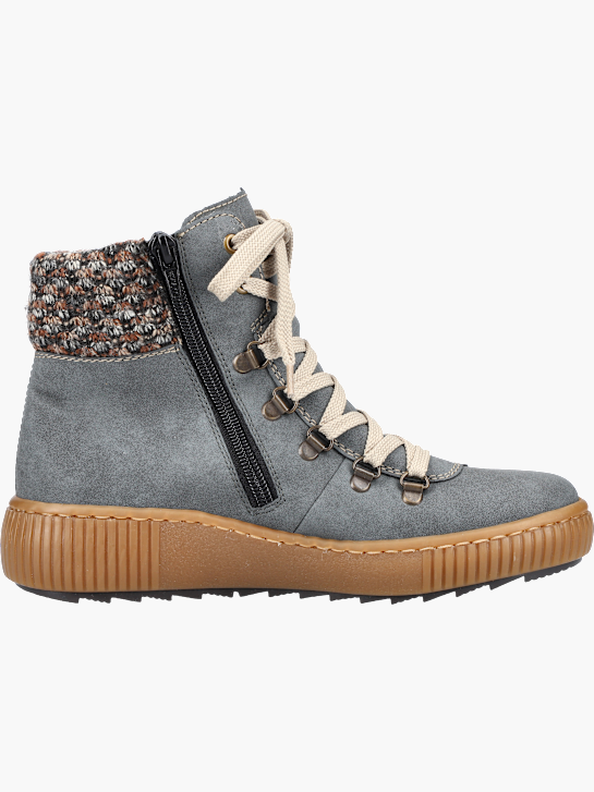 Rieker Damen Schnürstiefel Blau 142152 3