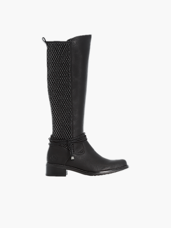 Rieker Damen Hochschaftstiefel Schwarz 136732 1
