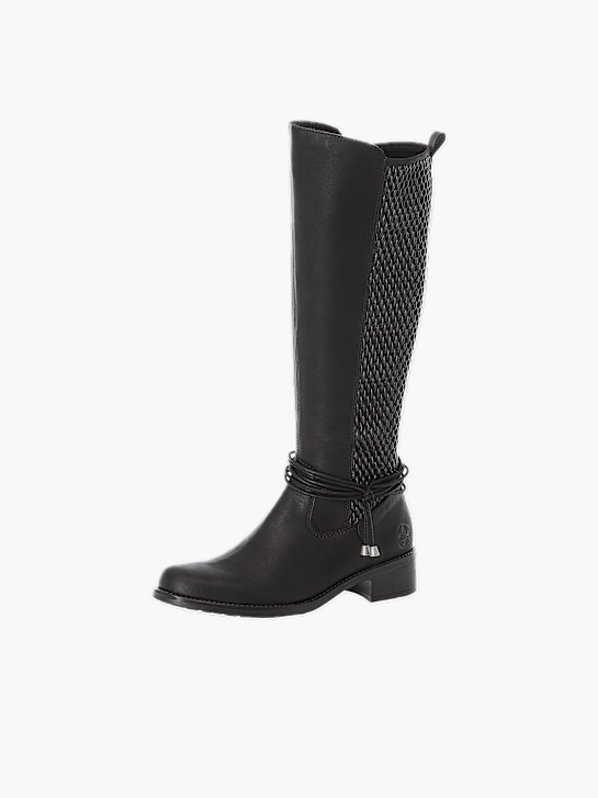 Rieker Damen Hochschaftstiefel Schwarz 136732 2