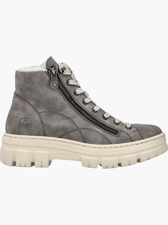 Rieker Damen Schnürstiefel Grau 142156 1