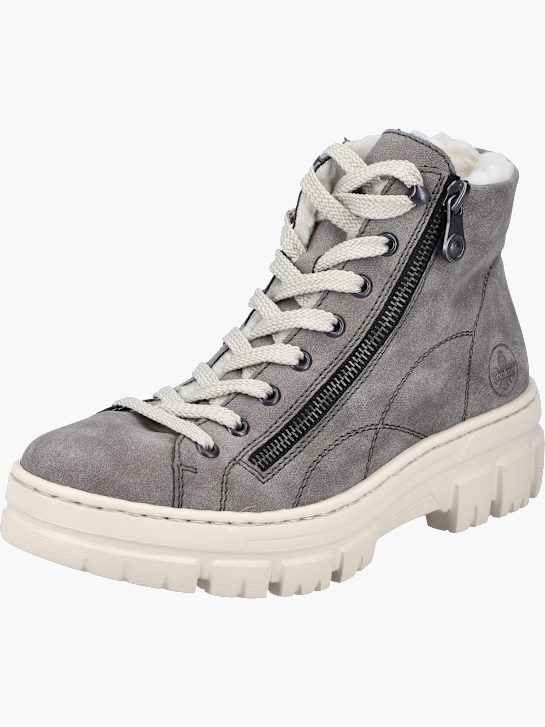 Rieker Damen Schnürstiefel Grau 142156 2