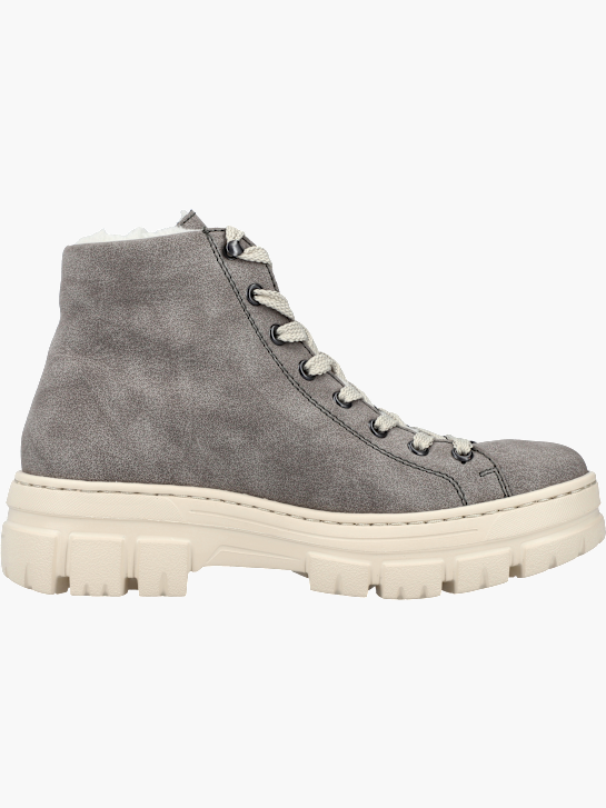 Rieker Damen Schnürstiefel Grau 142156 3