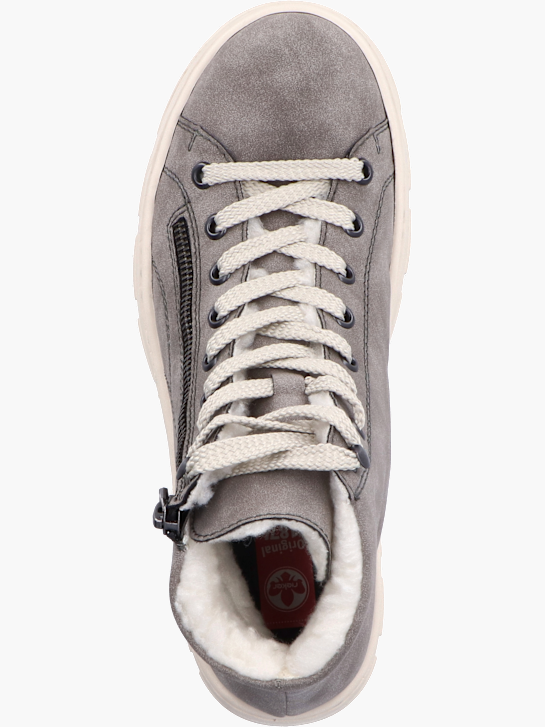 Rieker Damen Schnürstiefel Grau 142156 4