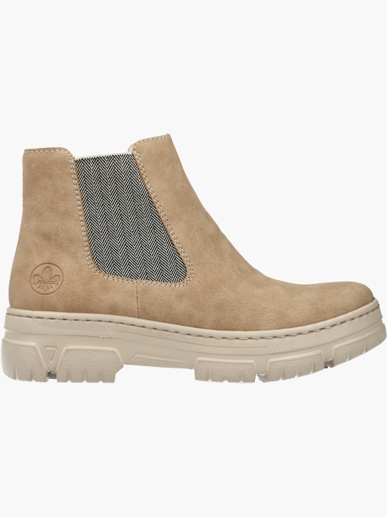 Rieker Damen Chelsea Boots Beige 142159 1