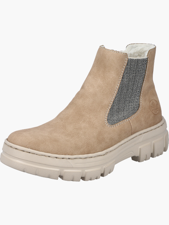Rieker Damen Chelsea Boots Beige 142159 2