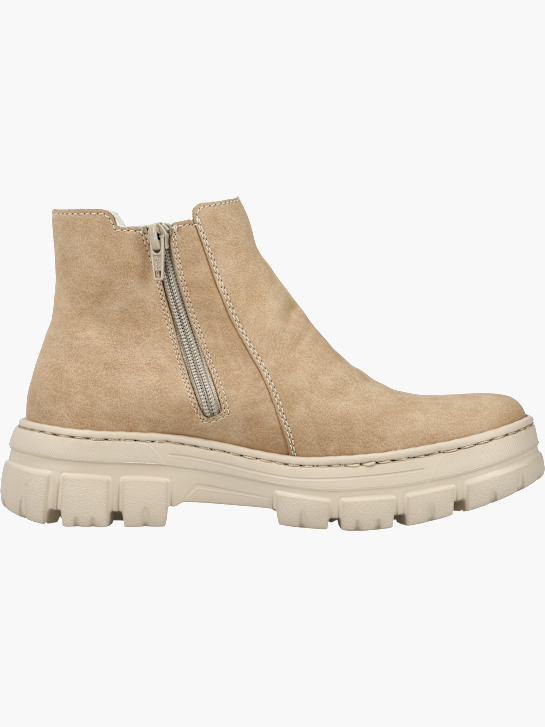 Rieker Damen Chelsea Boots Beige 142159 3