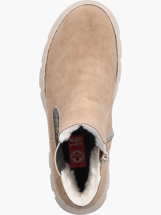 Rieker Damen Chelsea Boots Beige 142159 4