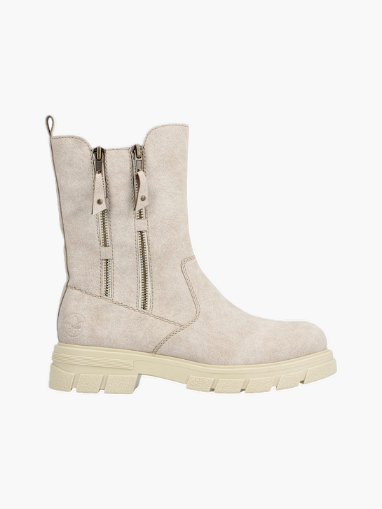Rieker Damen Biker Boots Beige 136734 1