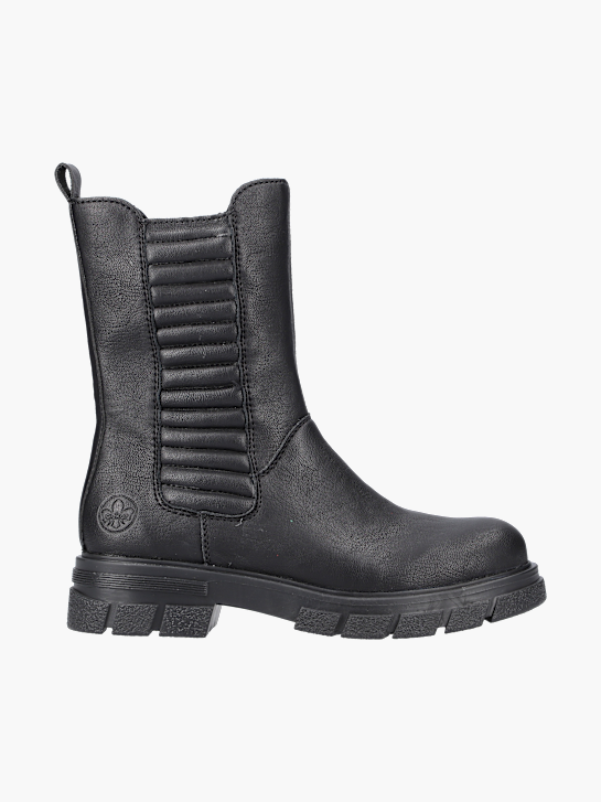 Rieker Damen Chelsea Boots Schwarz 142164 1
