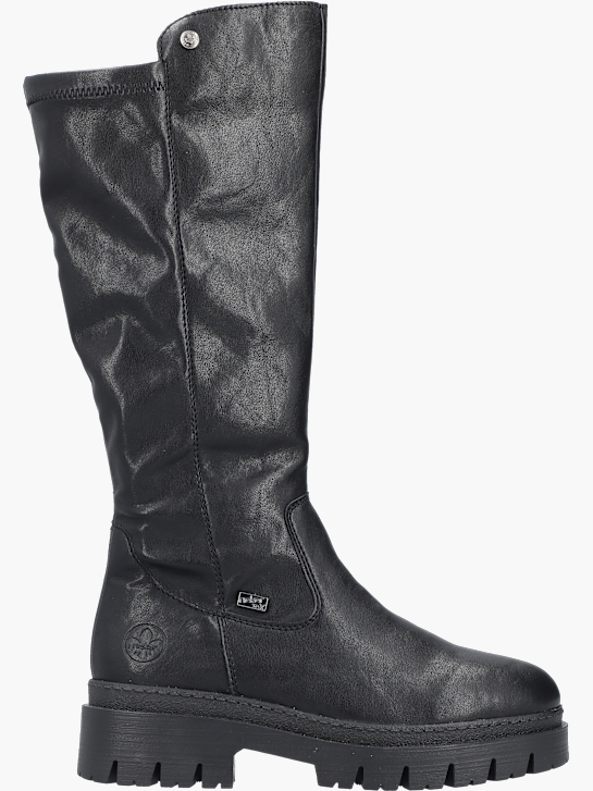 Rieker Damen Hochschaftstiefel Schwarz 142168 1