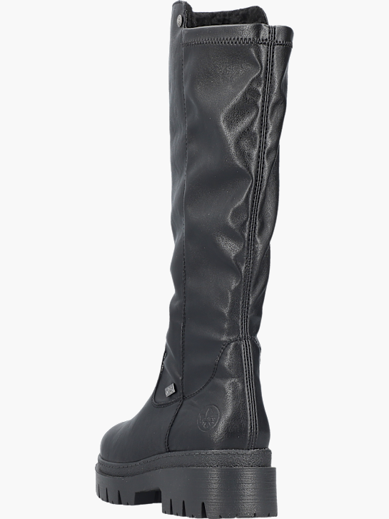 Rieker Damen Hochschaftstiefel Schwarz 142168 4