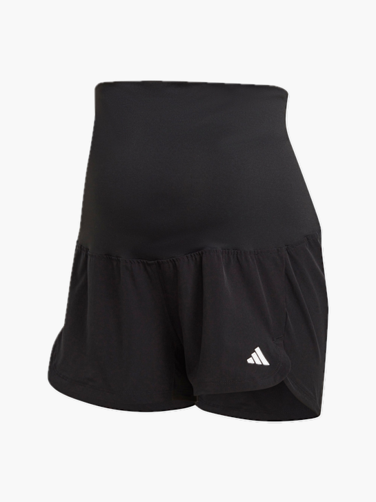 adidas Pacer Woven Stretch Training Shorts Umstandsmode Schwarz 132112 1