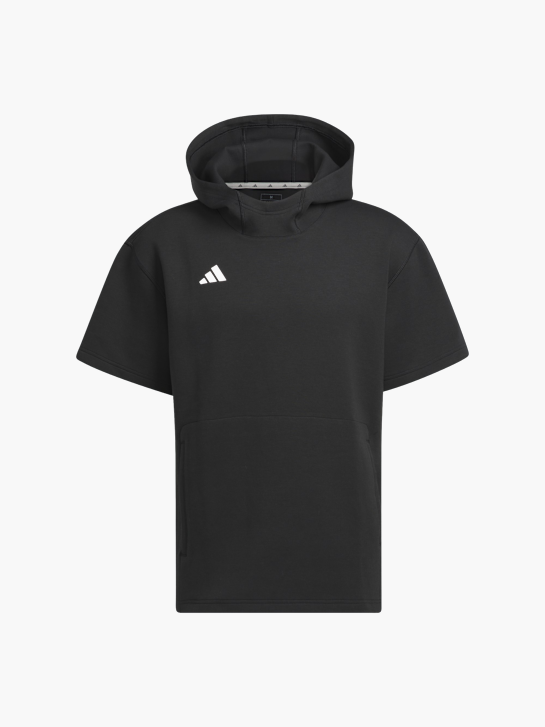 adidas Dugout Short Sleeve Hoodie – Genderneutral Schwarz 156231 1