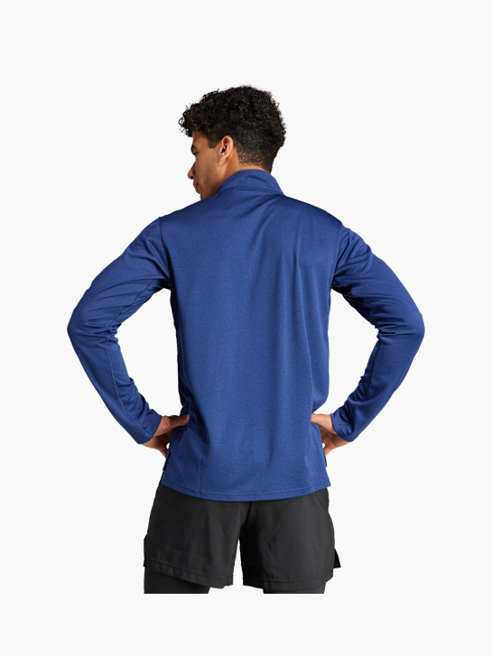adidas Train Essentials Training 1/4-Zip Longsleeve Blau 141301 3