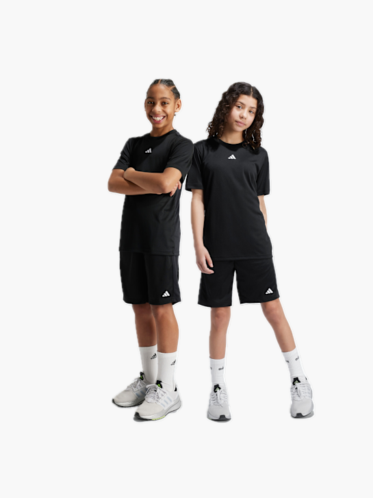 adidas Train Essentials Logo Regular Fit Kids Shorts Schwarz 131941 2