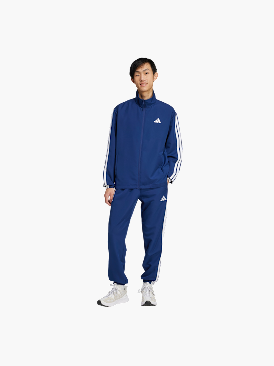 adidas 3-STREIFEN WOVEN TRAININGSANZUG Blau 156376 2