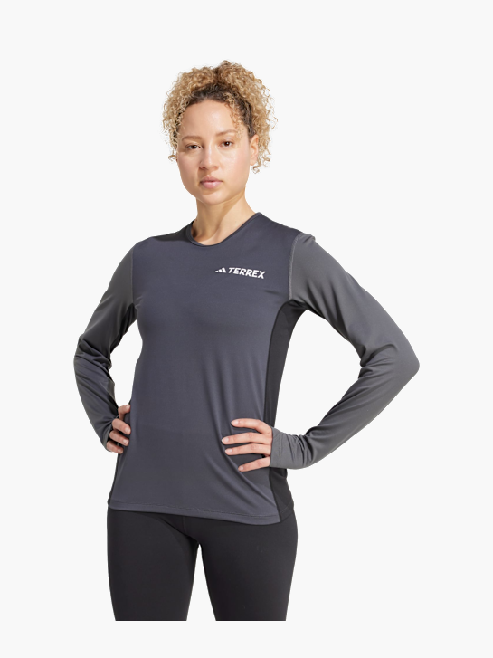 adidas Multi Synthetic langärmelige Baselayer Grau 142599 2