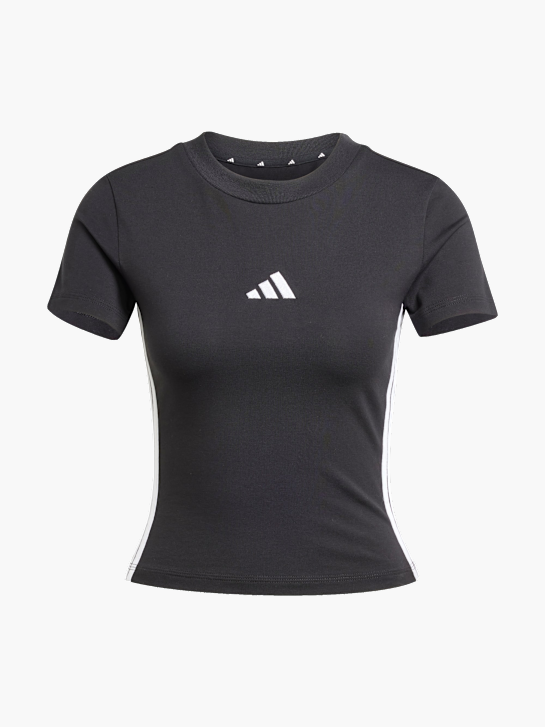 adidas Essentials 3-Streifen Slim Baby T-Shirt Schwarz 142764 1