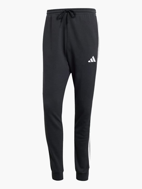adidas Essentials 3-Streifen French Terry Hose Schwarz 142640 1