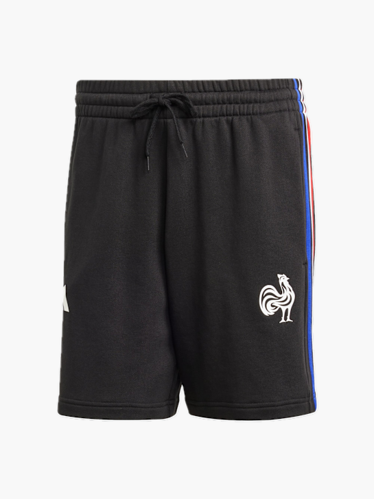 adidas Frankreich Essentials 3-Streifen French Terry Shorts Schwarz 132257 1
