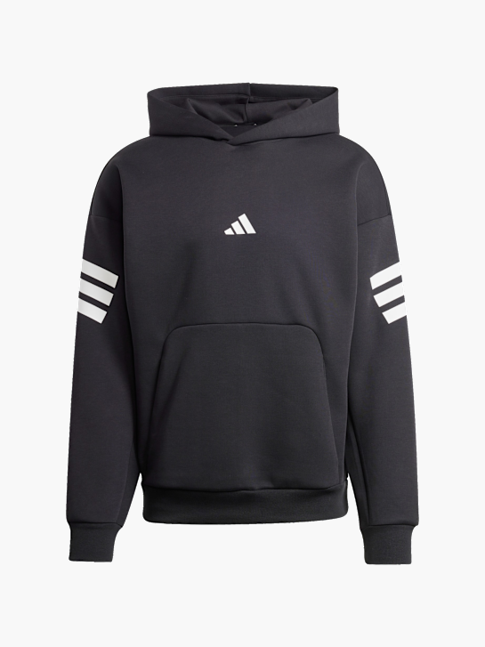 adidas Future Icons 3-Streifen Hoodie Schwarz 142431 1