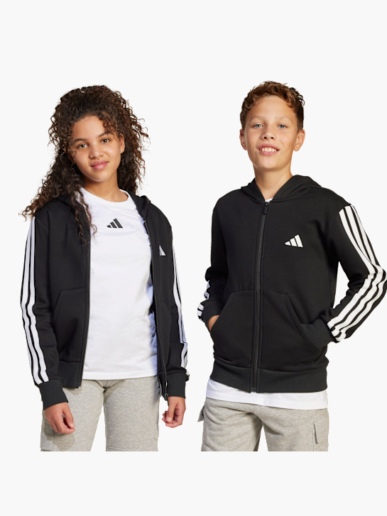 adidas Essentials Kids Kapuzenjacke Schwarz 142519 2