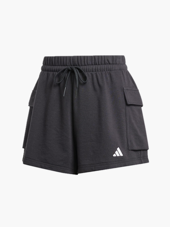 adidas Essentials Small Logo French Terry Cargoshorts Schwarz 132567 1
