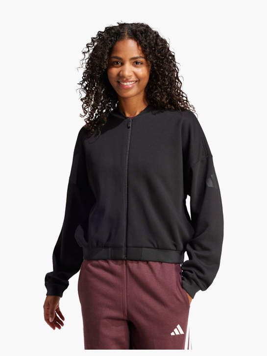 adidas Essentials Contemporary Logo Bomberjacke Schwarz 142747 2