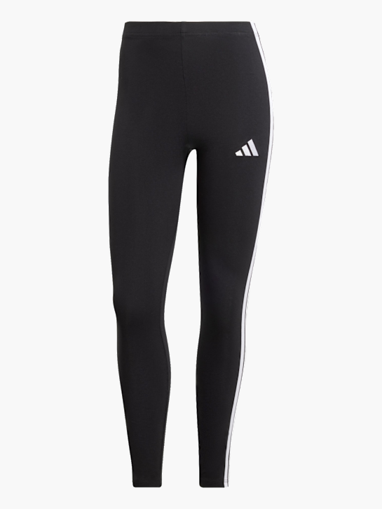 adidas Essentials 3-Streifen Cotton Leggings Schwarz 142755 1