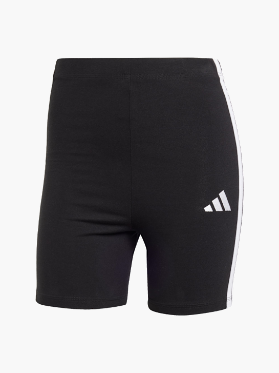 adidas Essentials 3-Streifen High Waisted kurze Leggings Schwarz 142759 1