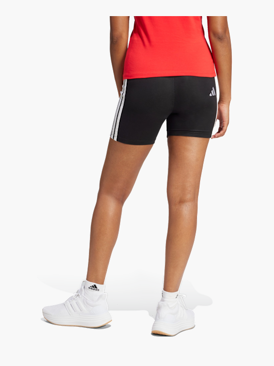 adidas Essentials 3-Streifen High Waisted kurze Leggings Schwarz 142759 3