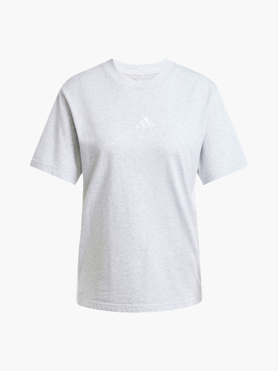 adidas Essentials 3-Streifen Cotton T-Shirt Grau 142762 1